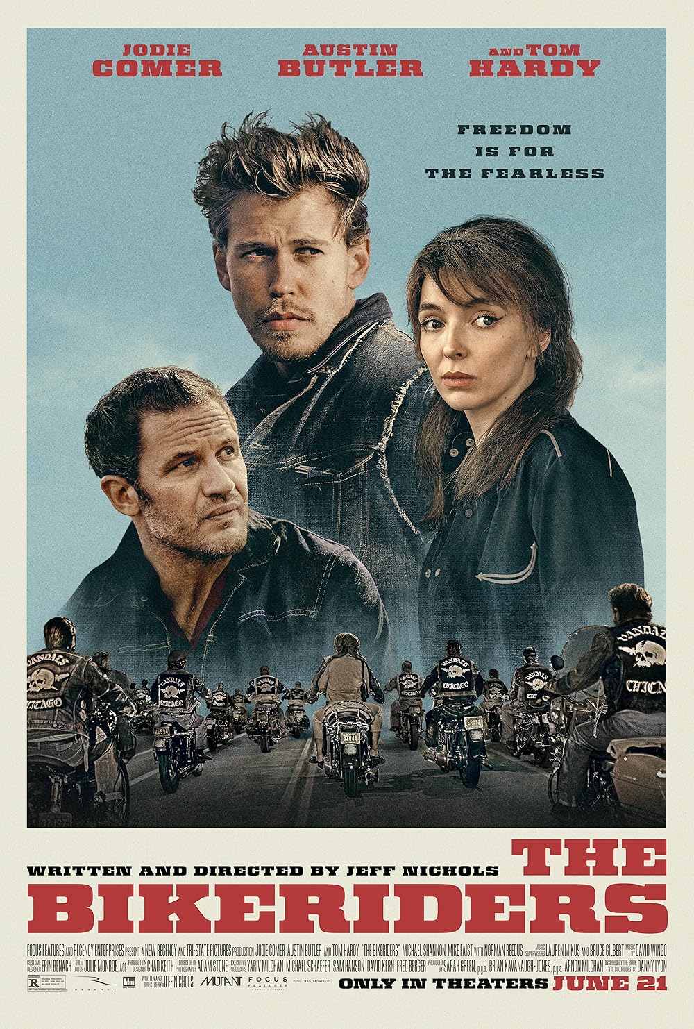 The Bikeriders film poster